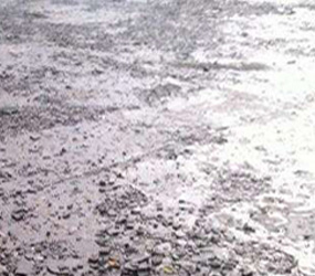 起皮、麻面，凍融處理